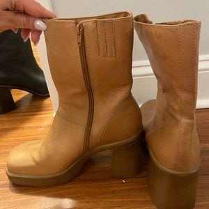 Steve Madden Brown Platform Boots
